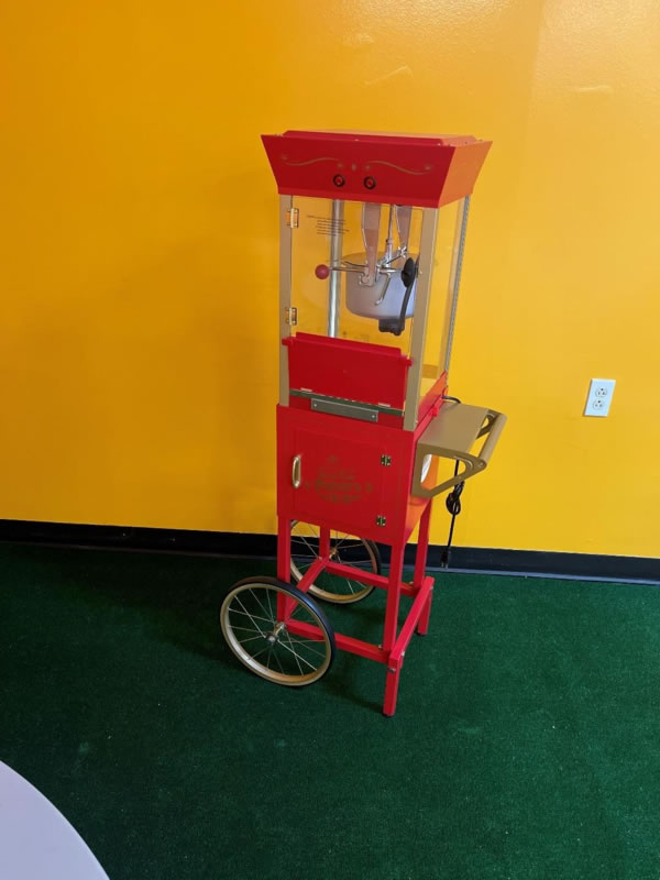 Popcorn Machine Cart - Piedmont Party Rentals
